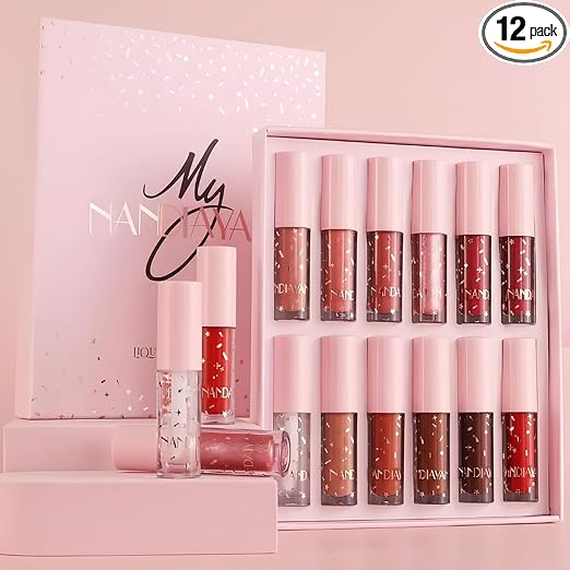 HANDAIYAN Set Of 12 Matte Liquid Lipstick